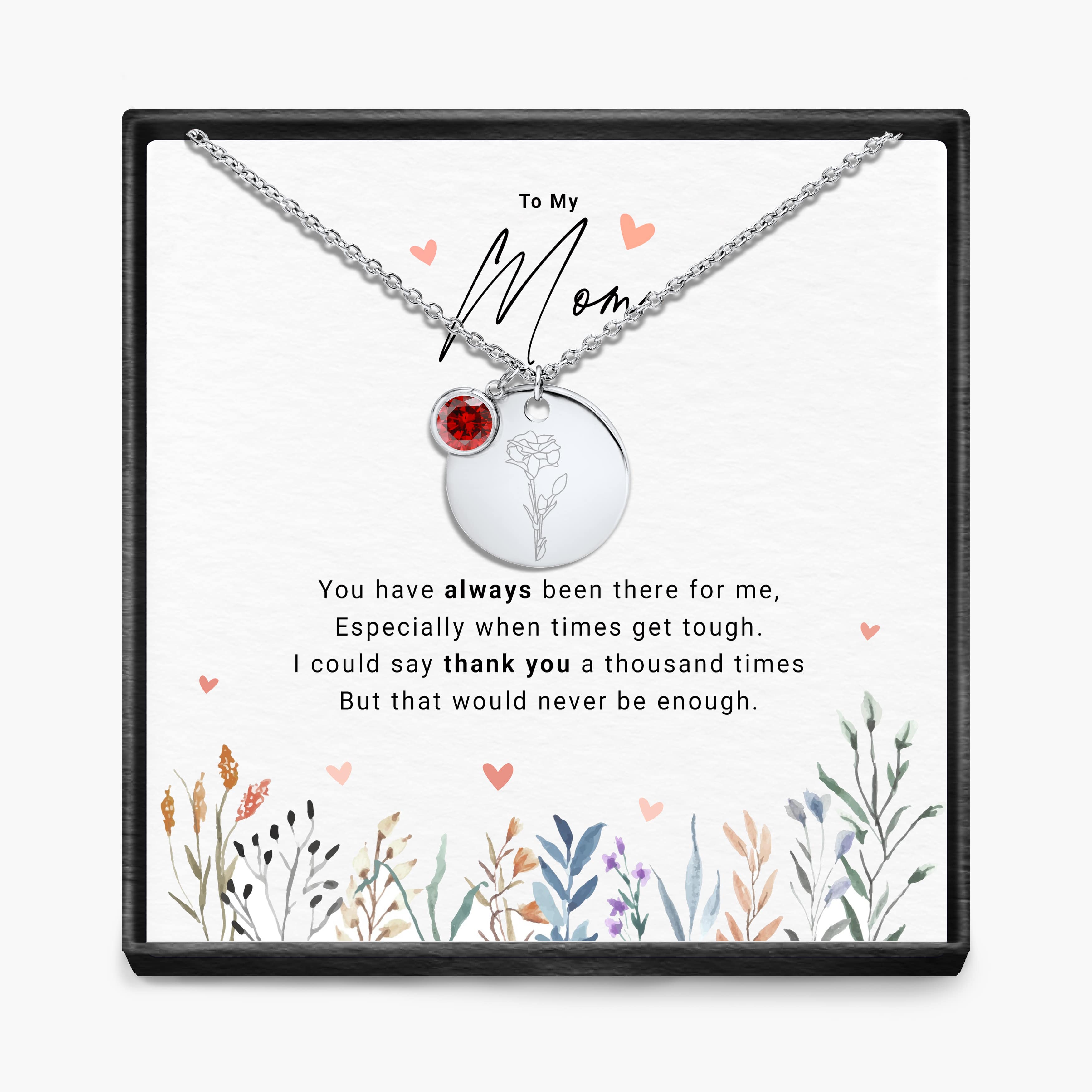 A Thousand Thanks -  Birth Month Pendant Necklace
